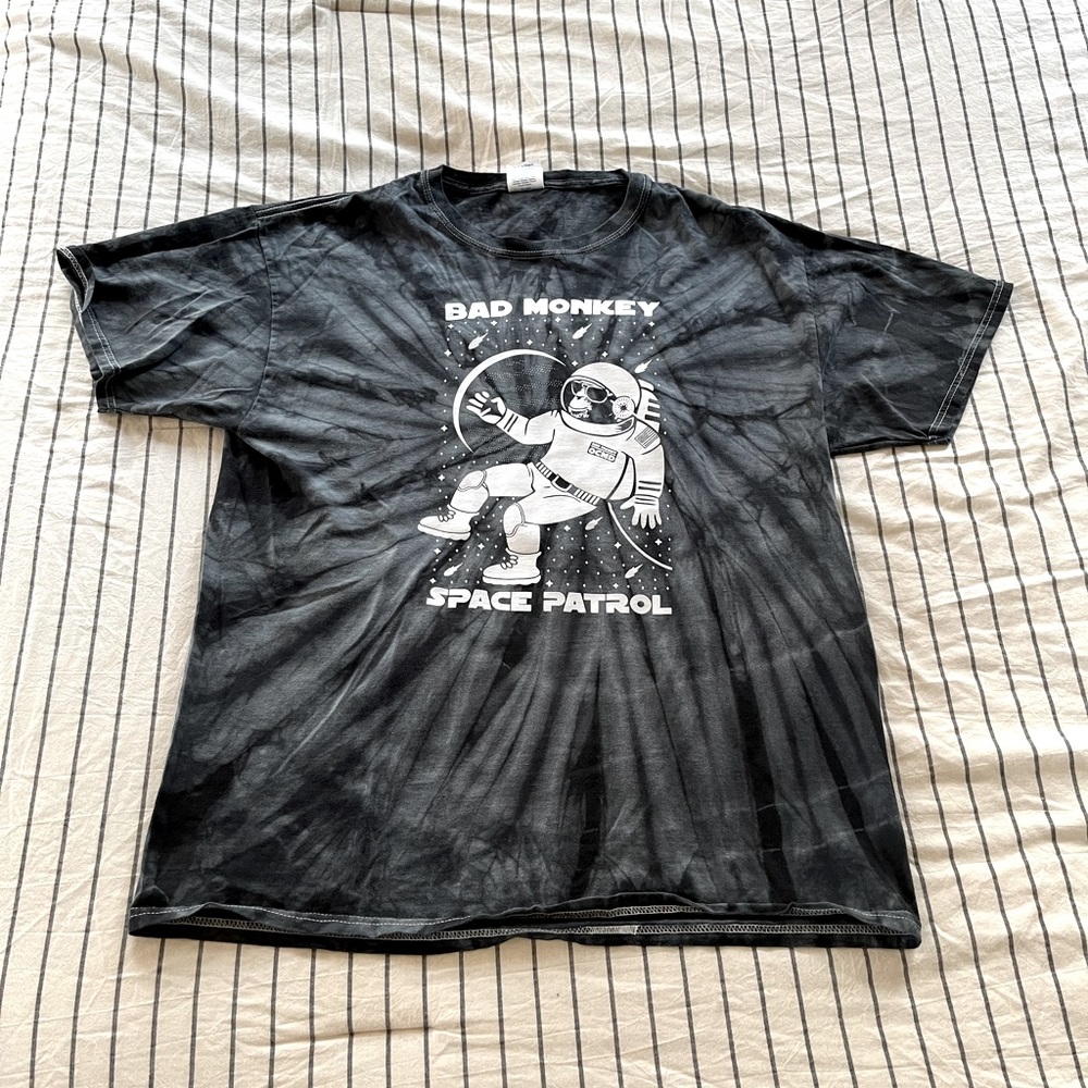 Space Monkey Oversized Graphic T Shirt